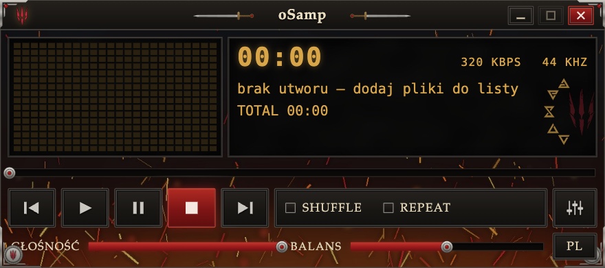 Monster Hunter — Odtwarzacz główny